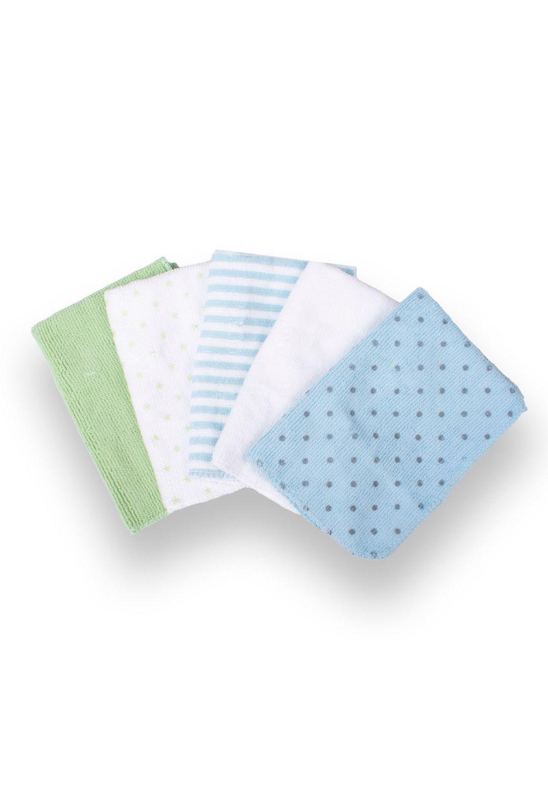 Salida de Baño con 5 toallitas  Niño Celeste Pillin (PRB320CEL)-2