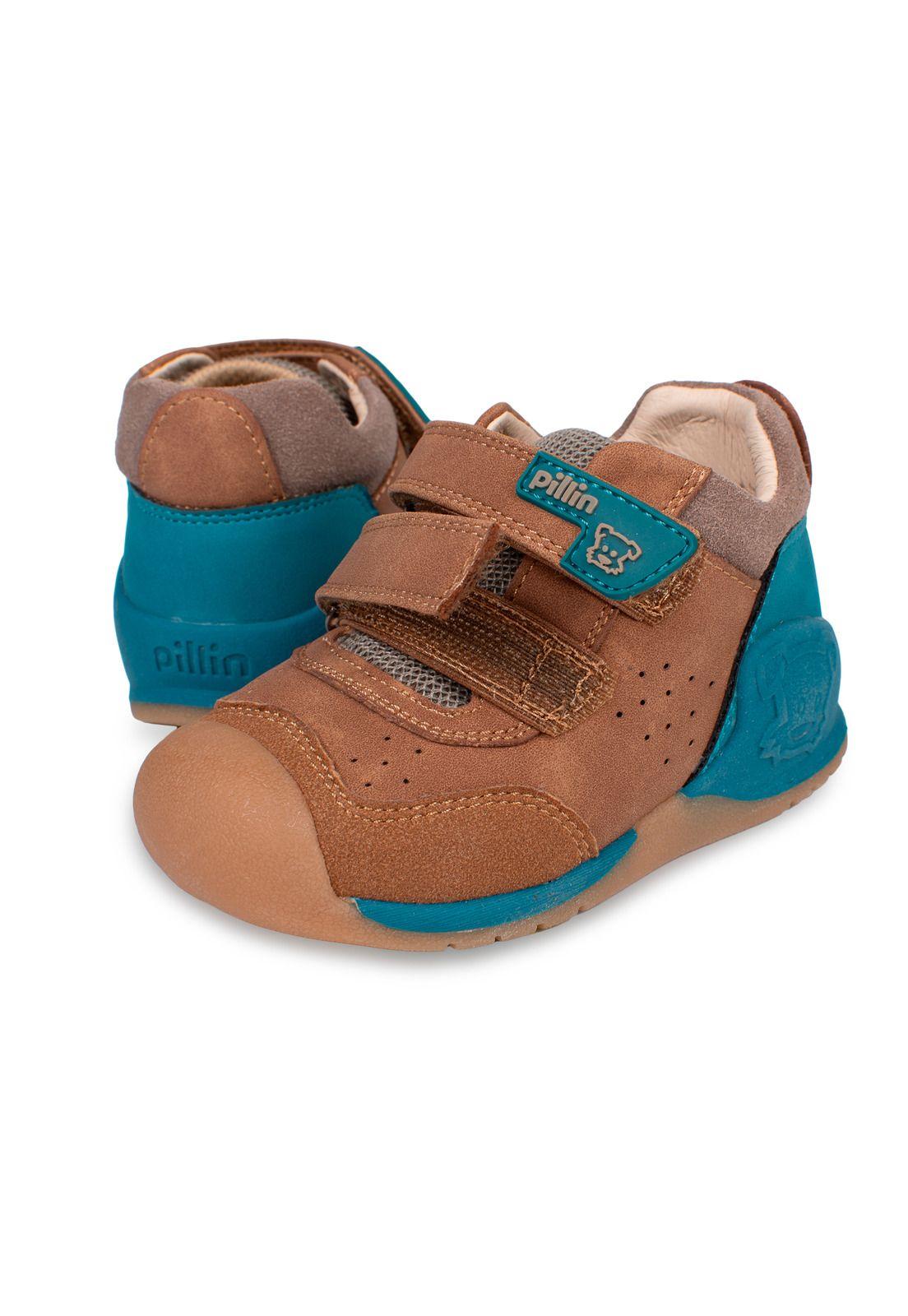 Zapato Clásico Niño Café Pillin (PZD208-26CAF)-4