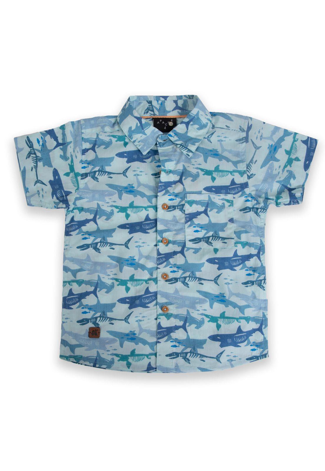 Camisa Niño Celeste Pillin-0