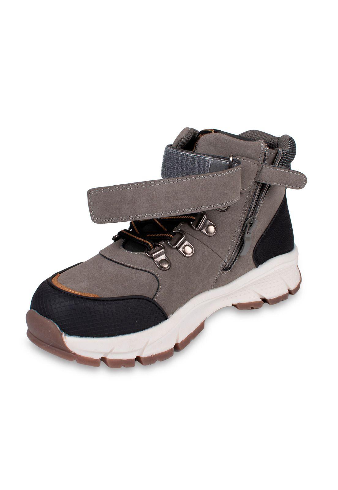 Bototo Niño Gris Pillin (PZD324-26GRI)-4