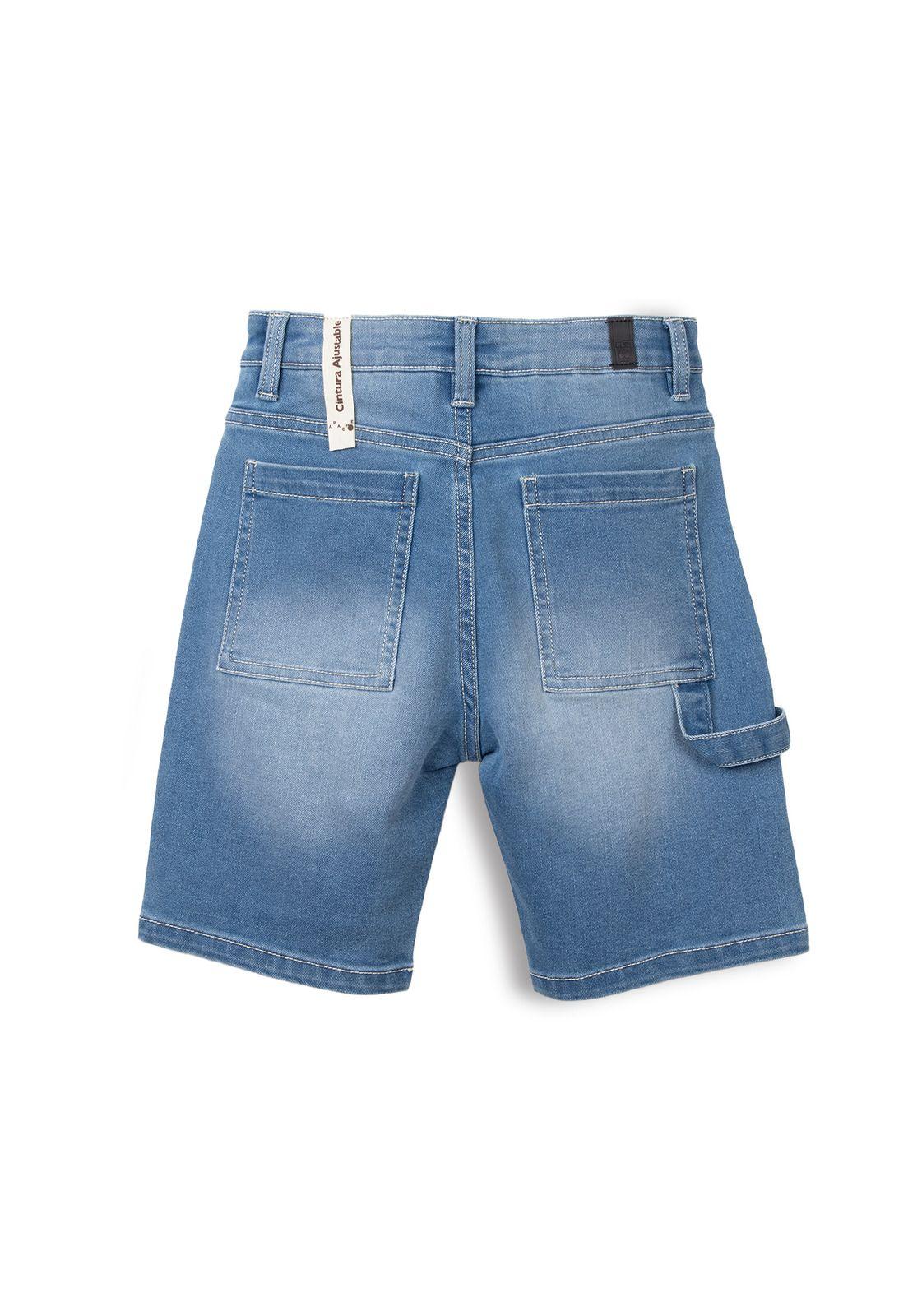 Bermuda Niño Denim Pillin-1