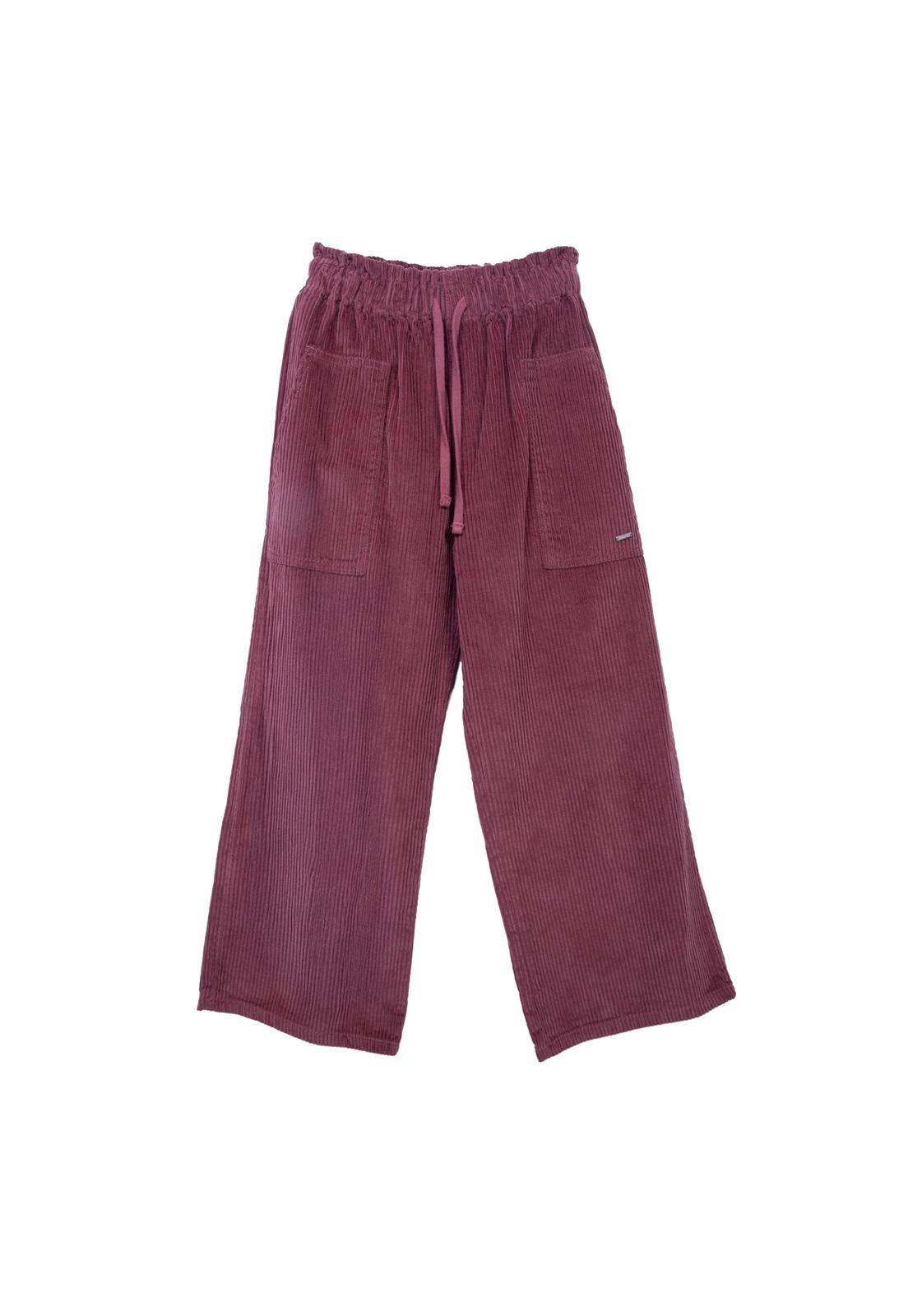 Pantalón  Pillin Rojo Niña (TVD815-26BUR)-0