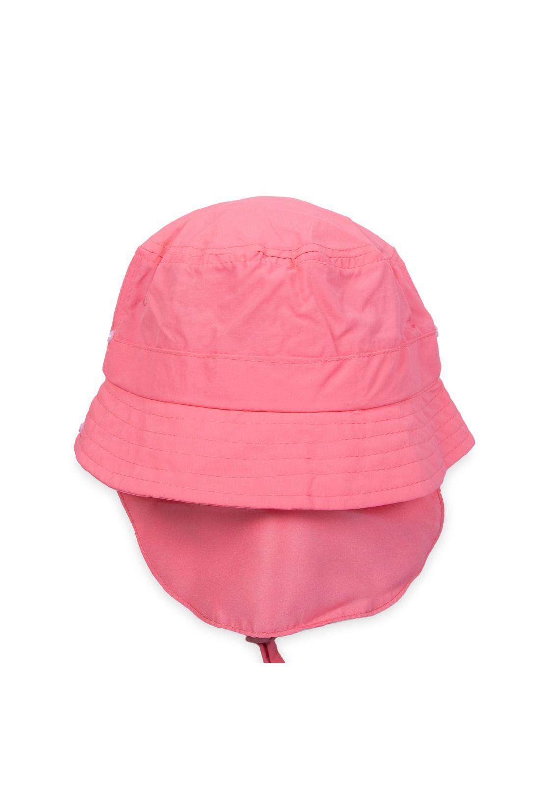 Gorro Bebé Niña Filtro UV Floral Coral Pillin-1
