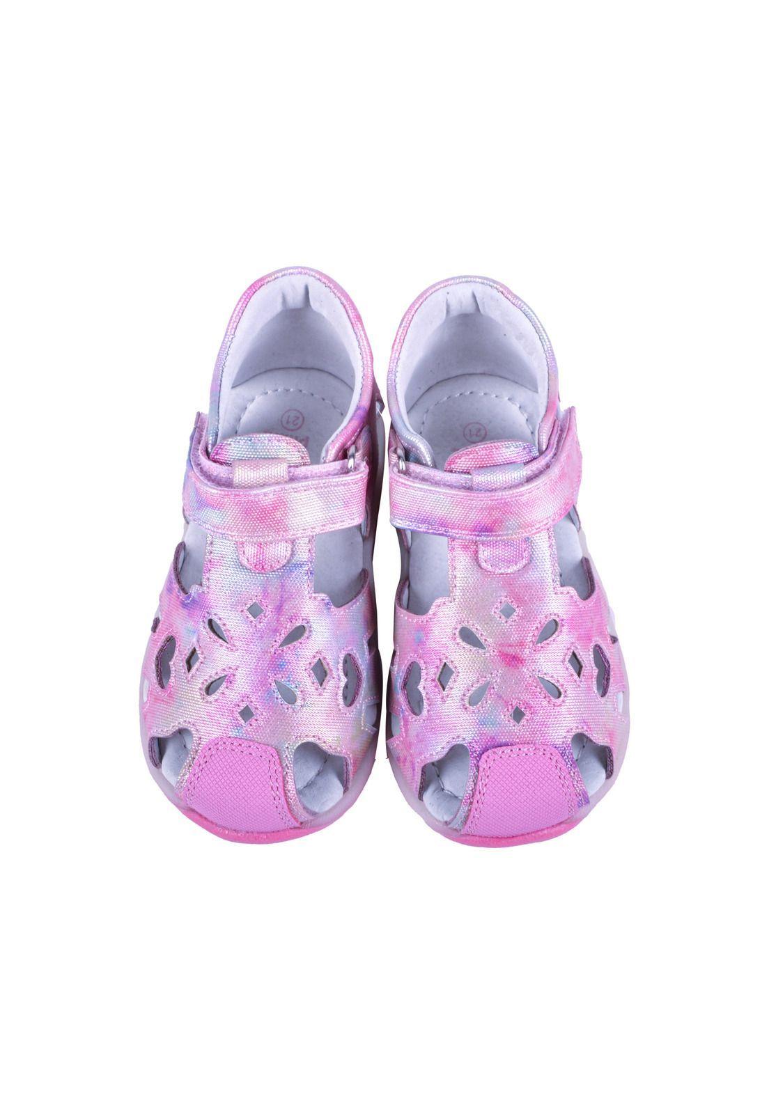 Sandalias Bebe Niña Fucsia Pillin-1