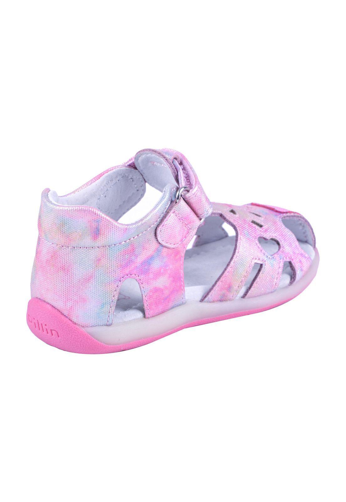 Sandalias Bebe Niña Fucsia Pillin-3