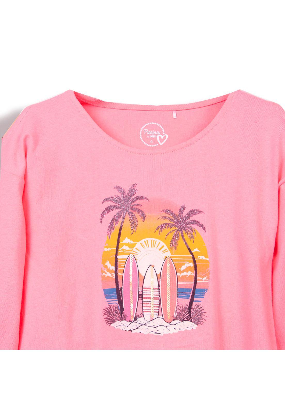 Polera Niña Coral Pillin (PVC618-25COR)-2