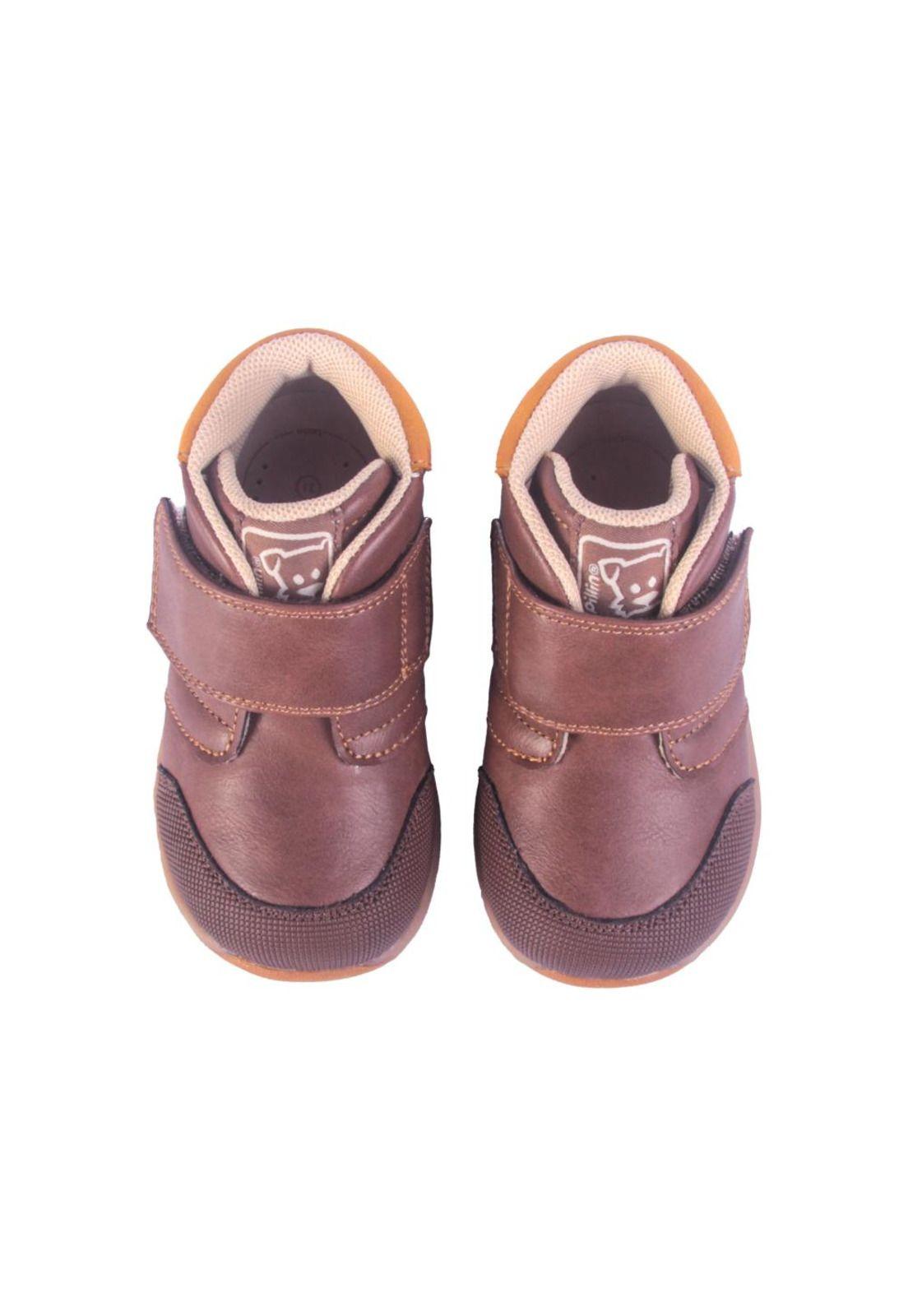 Zapato Bebé Niño Café Pillin-1