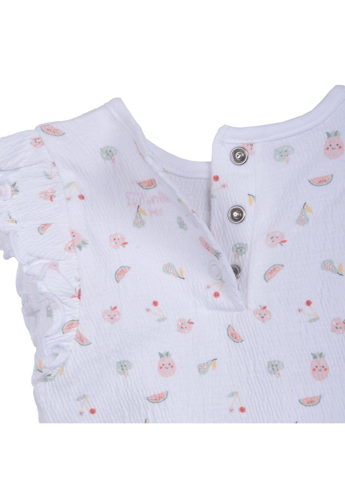 Pack de 2 Body Recién Nacido Niña Manga Corta Frutal Surtido Pillin-2