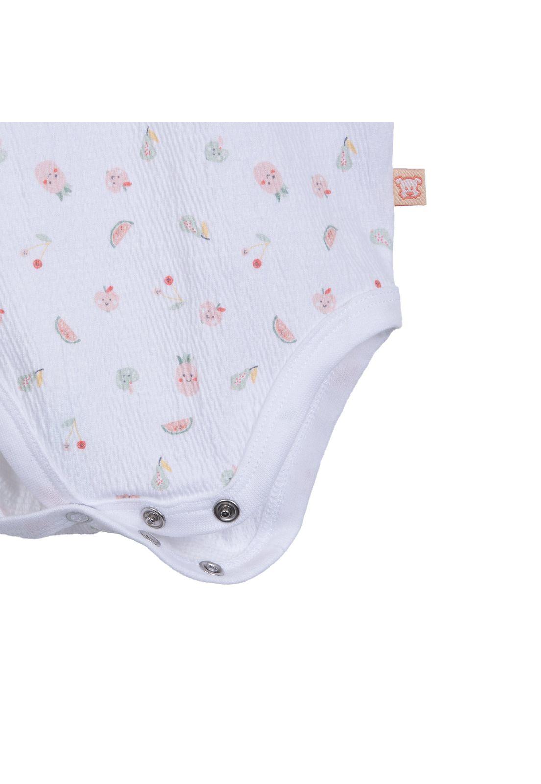 Pack de 2 Body Recién Nacido Niña Manga Corta Frutal Surtido Pillin-3