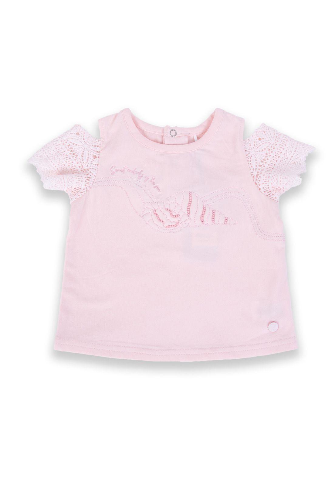 Polera Bebé Niña Rosado Pillin-1
