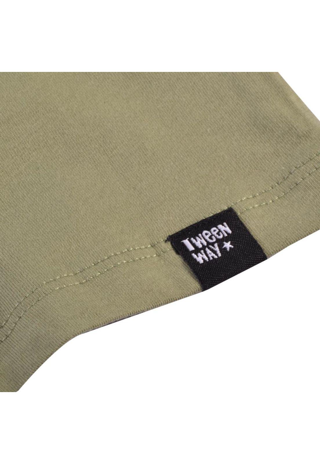 Polera Manga Larga Niño Verde Pillin-1