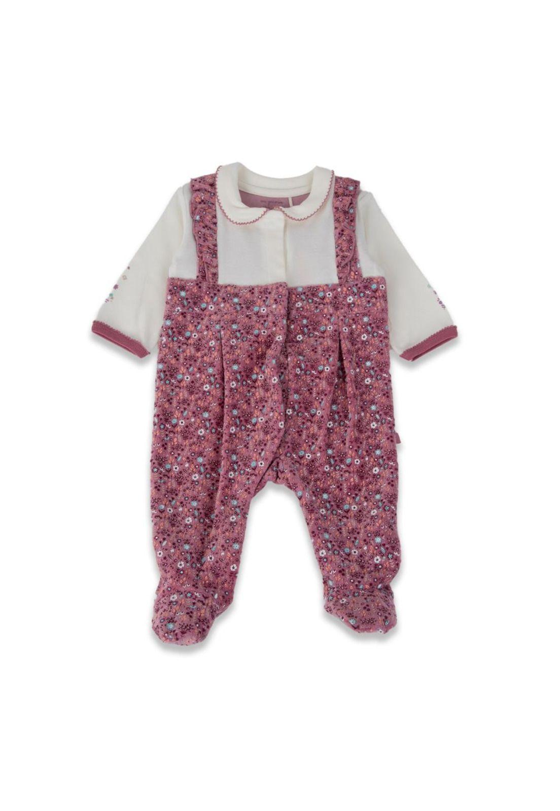 Enterito Bebé Niña Rosa Pillin-0