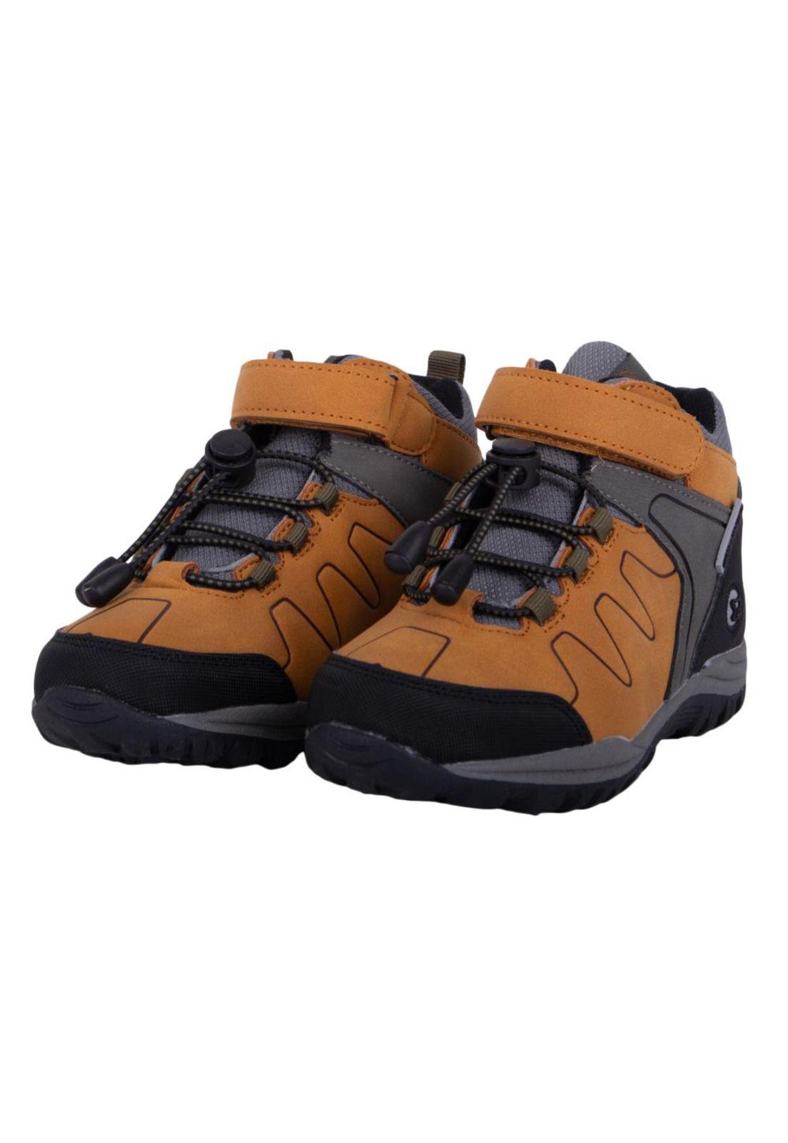 Zapatillas Niño Café Pillin-0