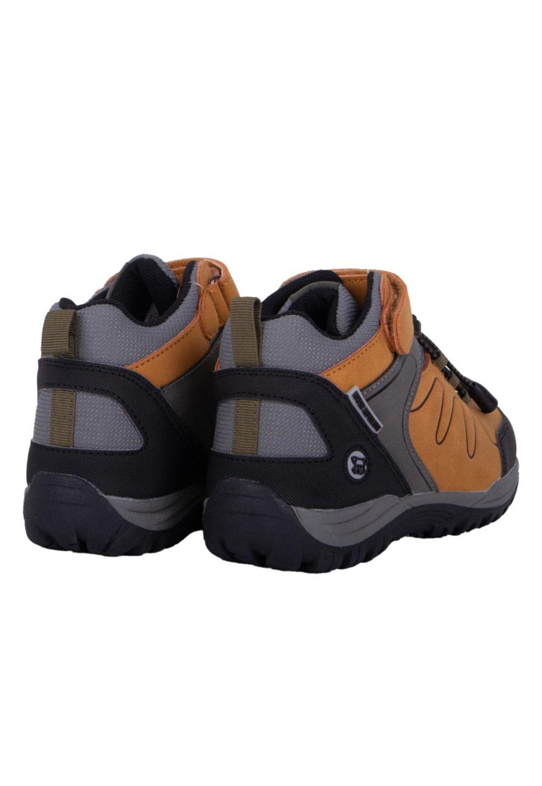 Zapatillas Niño Café Pillin-3