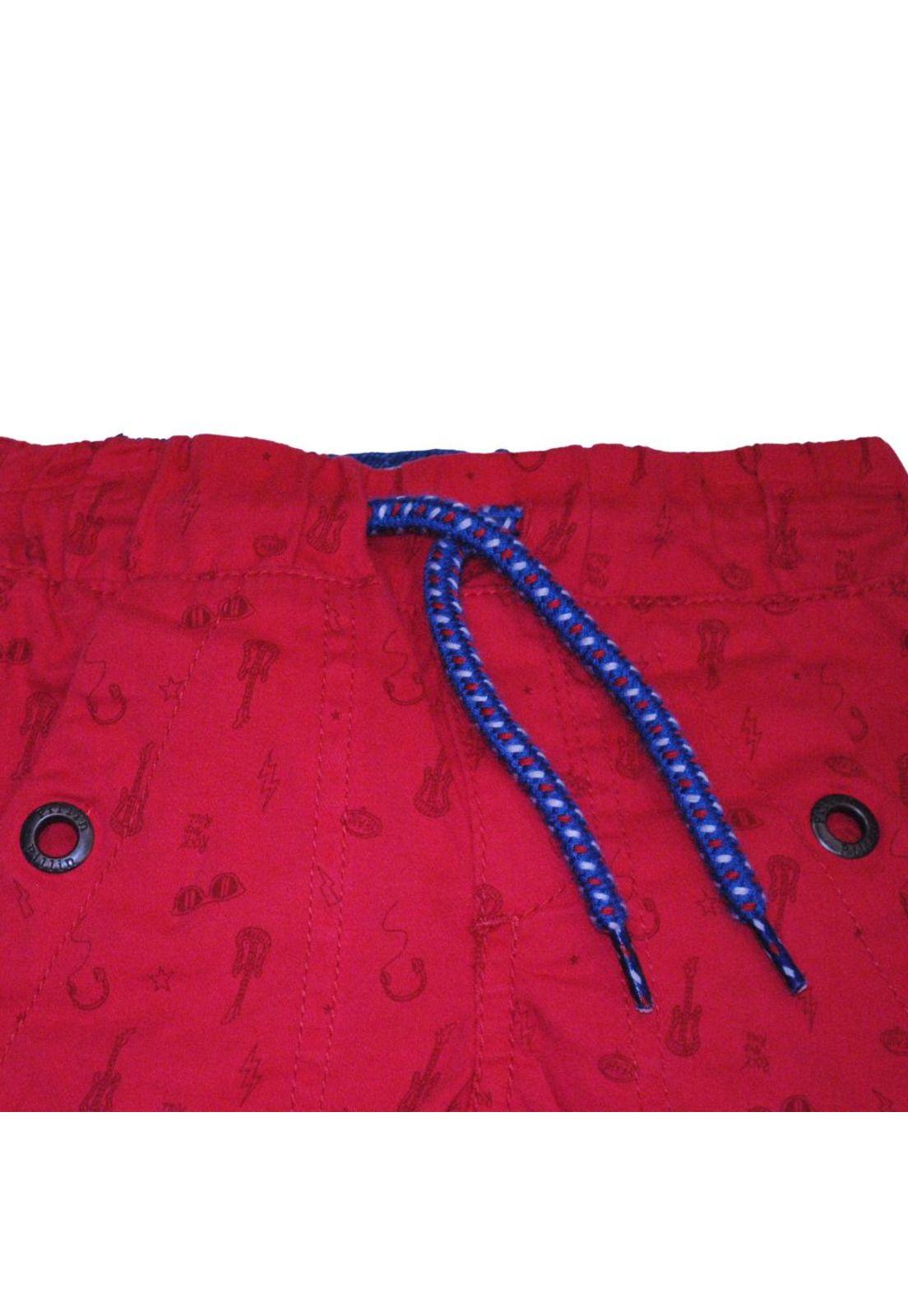 Pantalón Bebe Niño Rojo Pillin-2