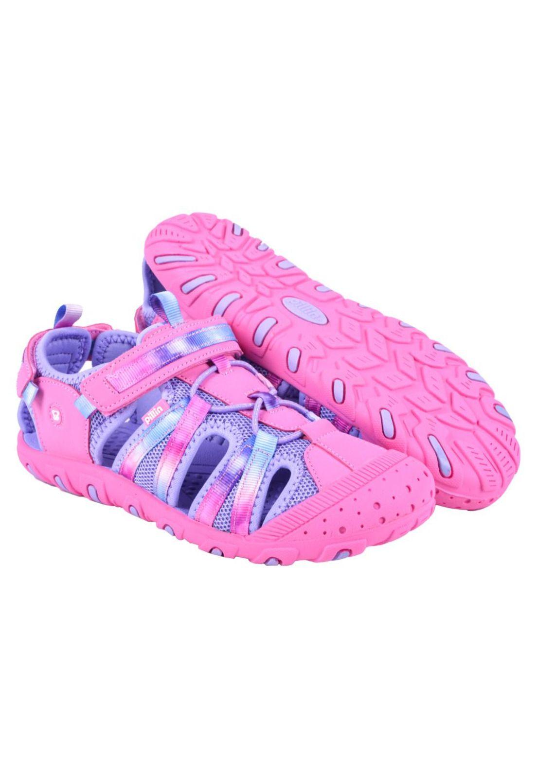 Sandalias Niña Fucsia Pillin-2