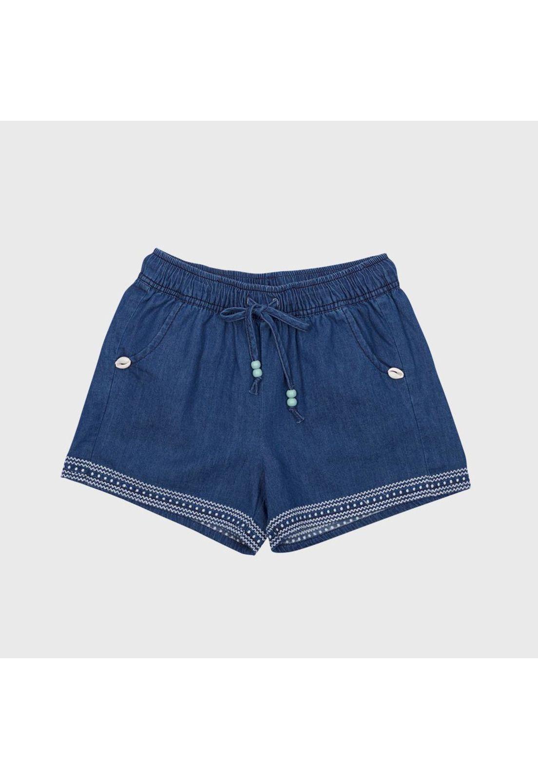 Short Niña Azul Pillin-0