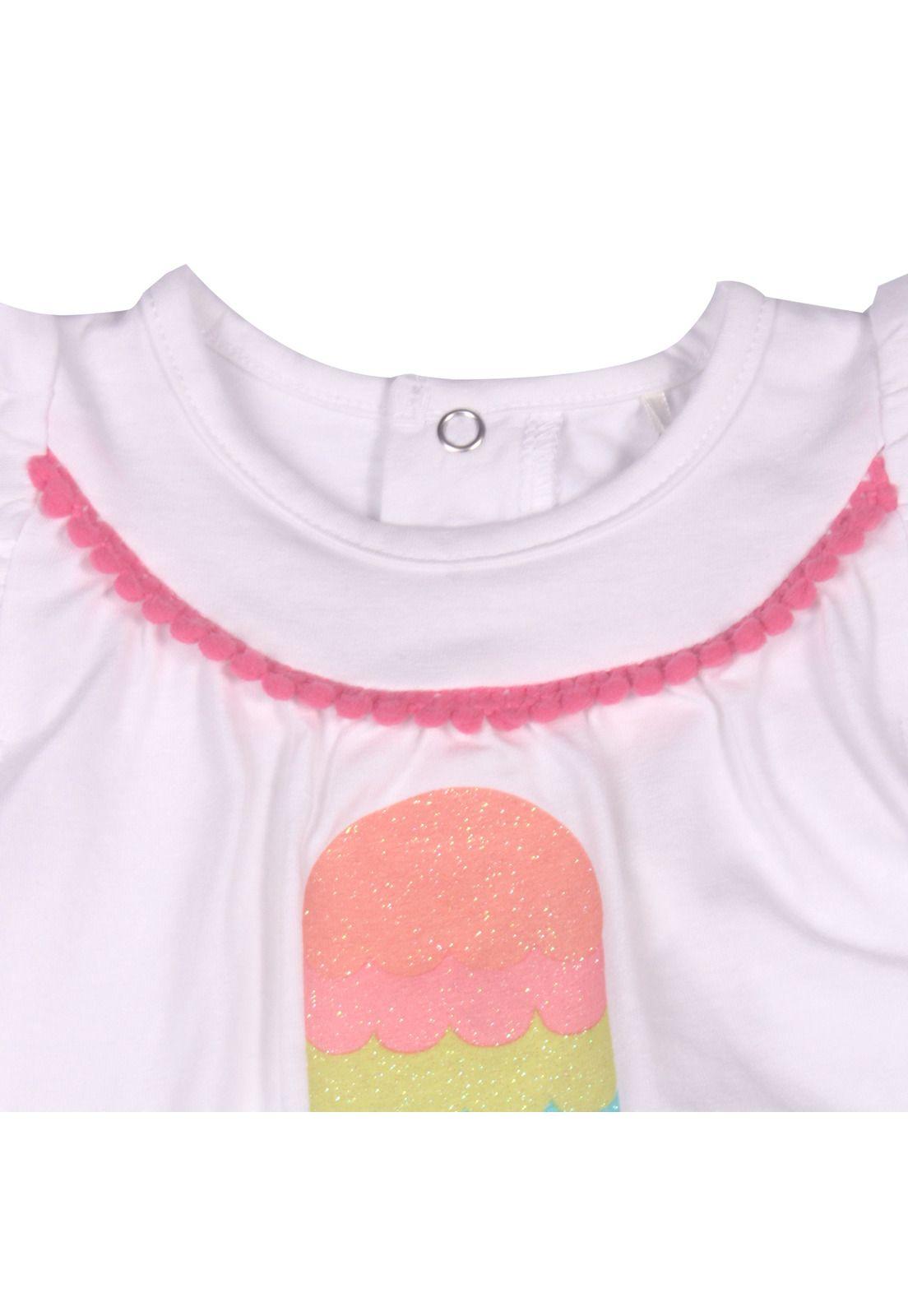 Conjunto Bebe Niña Blanco Pillin-3