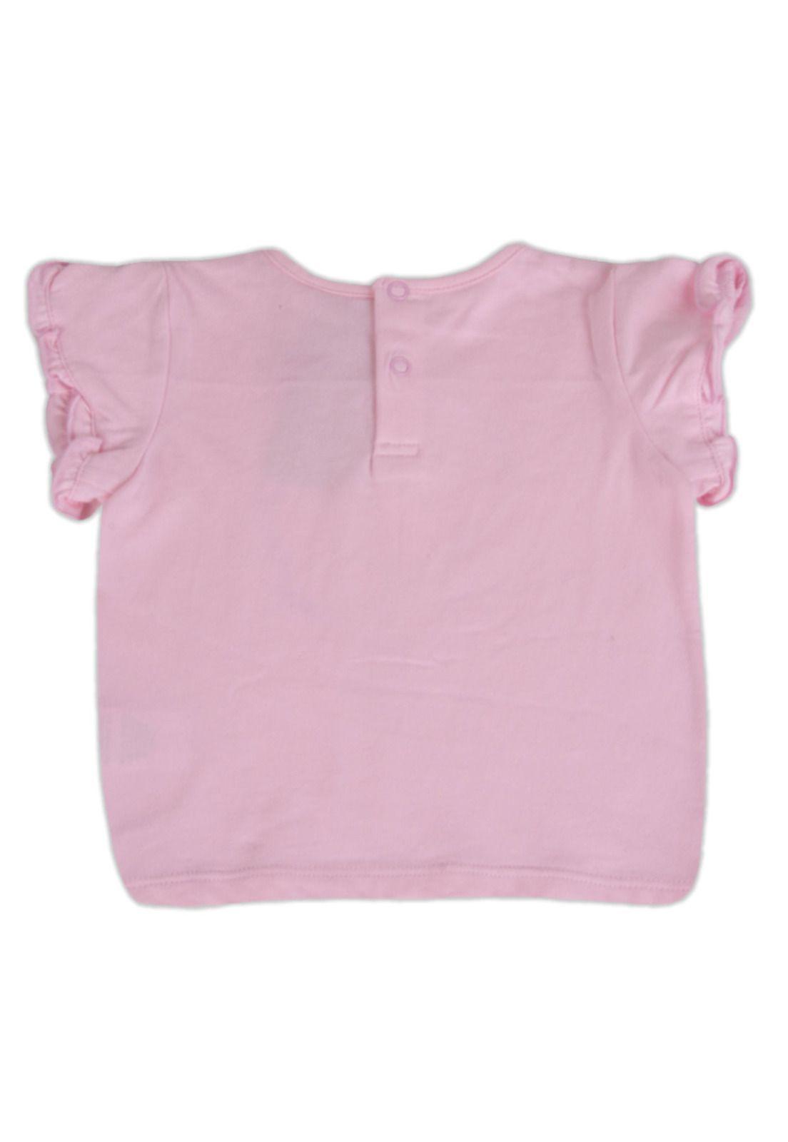 Polera Bebe Niña Rosado Pillin-3
