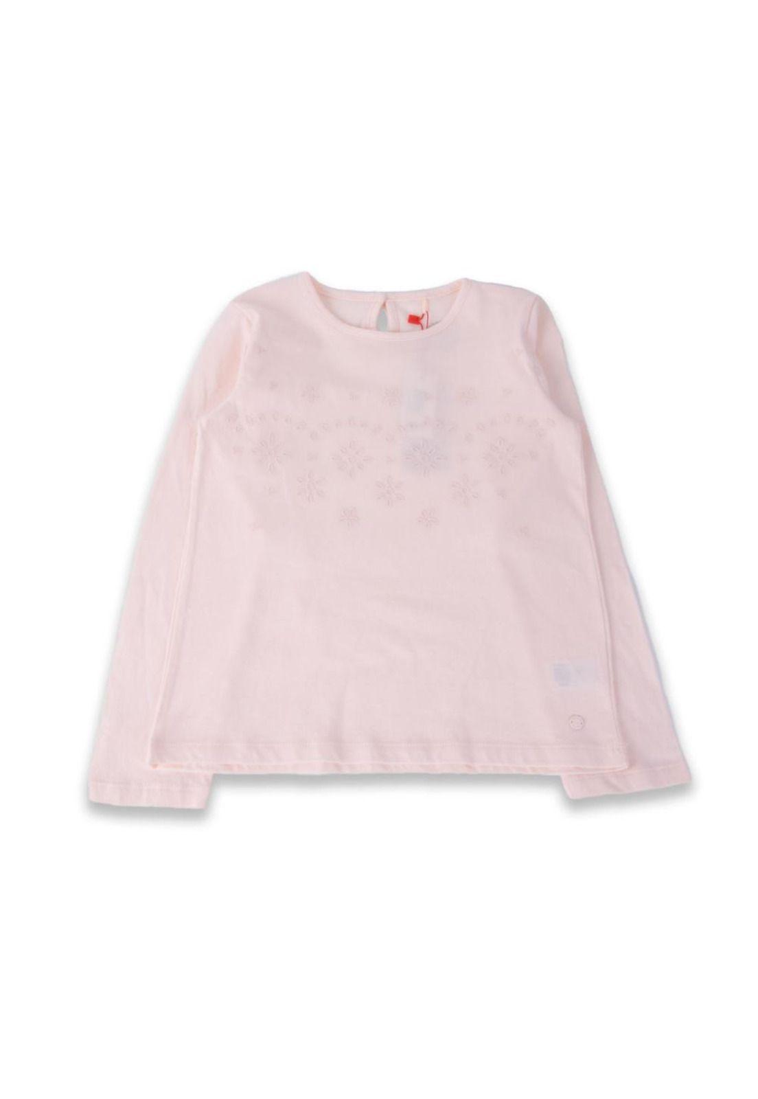 Polera Niña Palo rosa Pillin-0