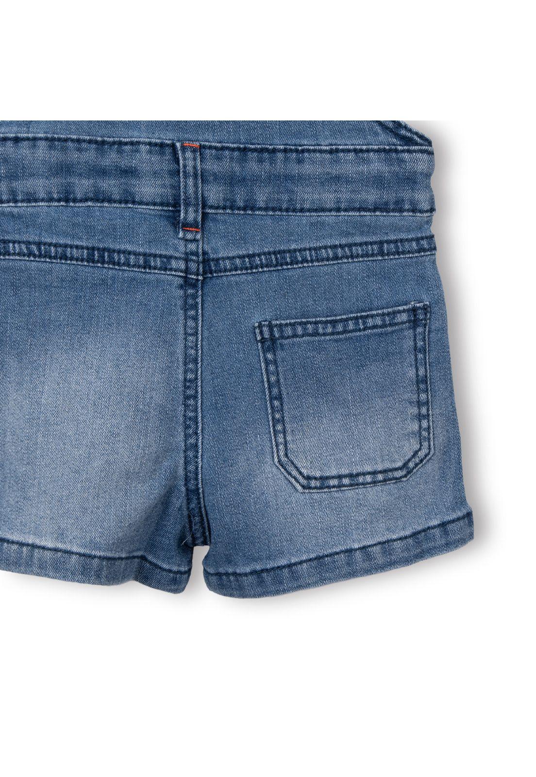 Jardinera Bebé Niño con Bolsillos Denim Pillin-3