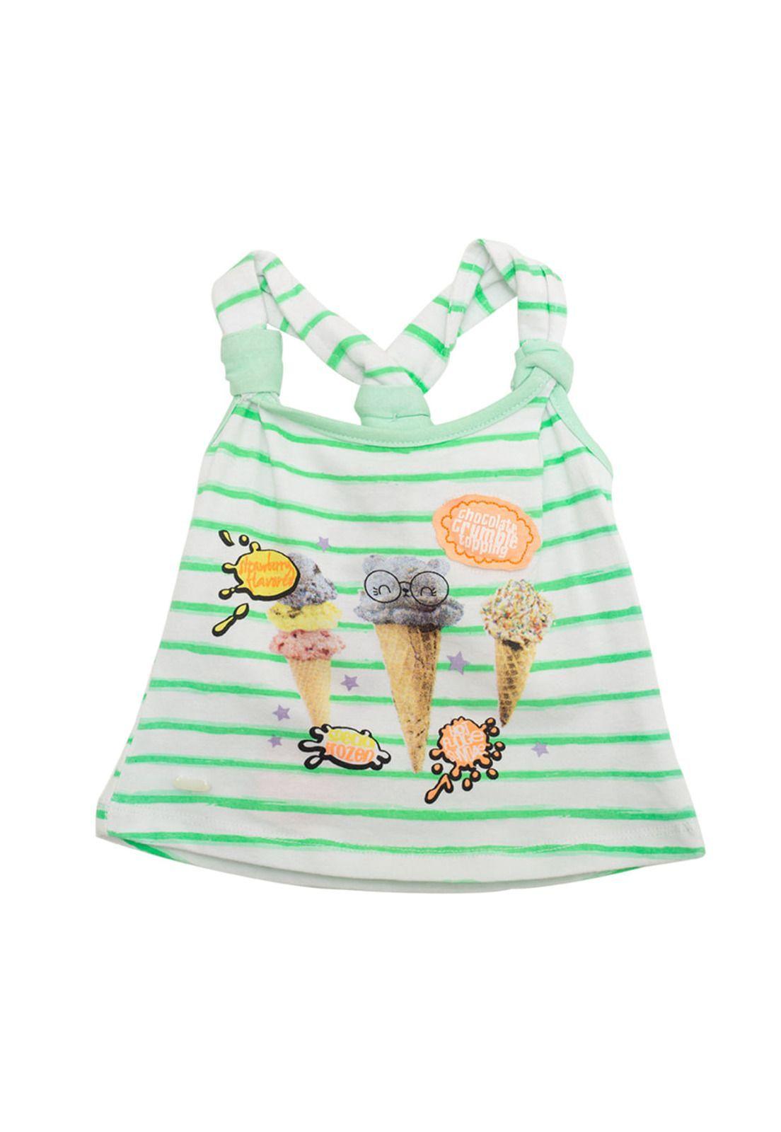 Polera Sin Mangas Niña Gris Pillin-0
