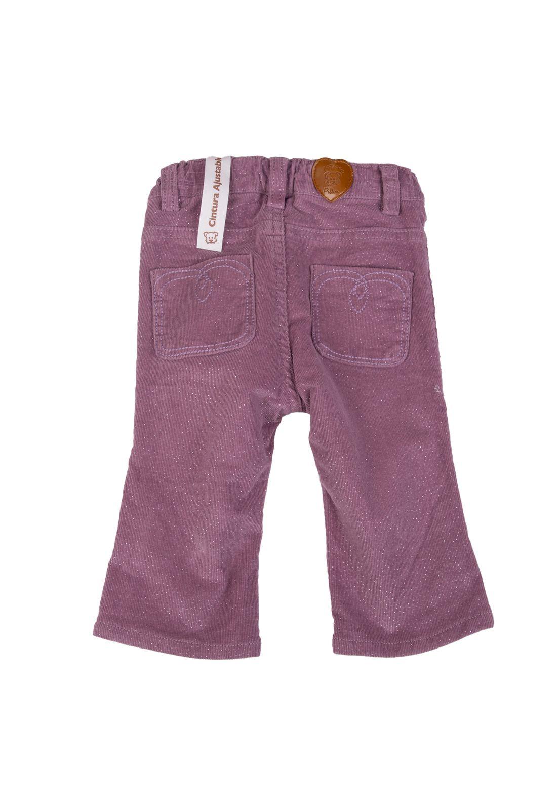 Pantalón Bebe  Morado Pillin ( PVB838-25MOR )-2