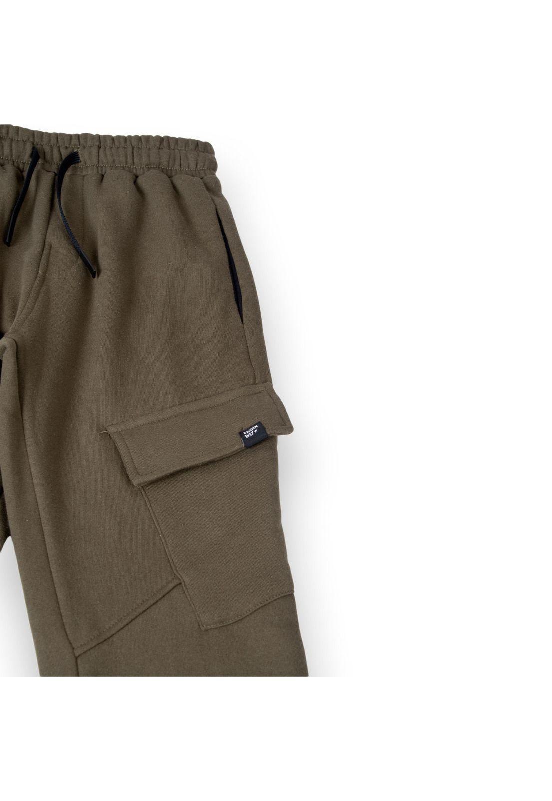 Pantalón Buzo Niño Verde (TVB512-25VER)-3