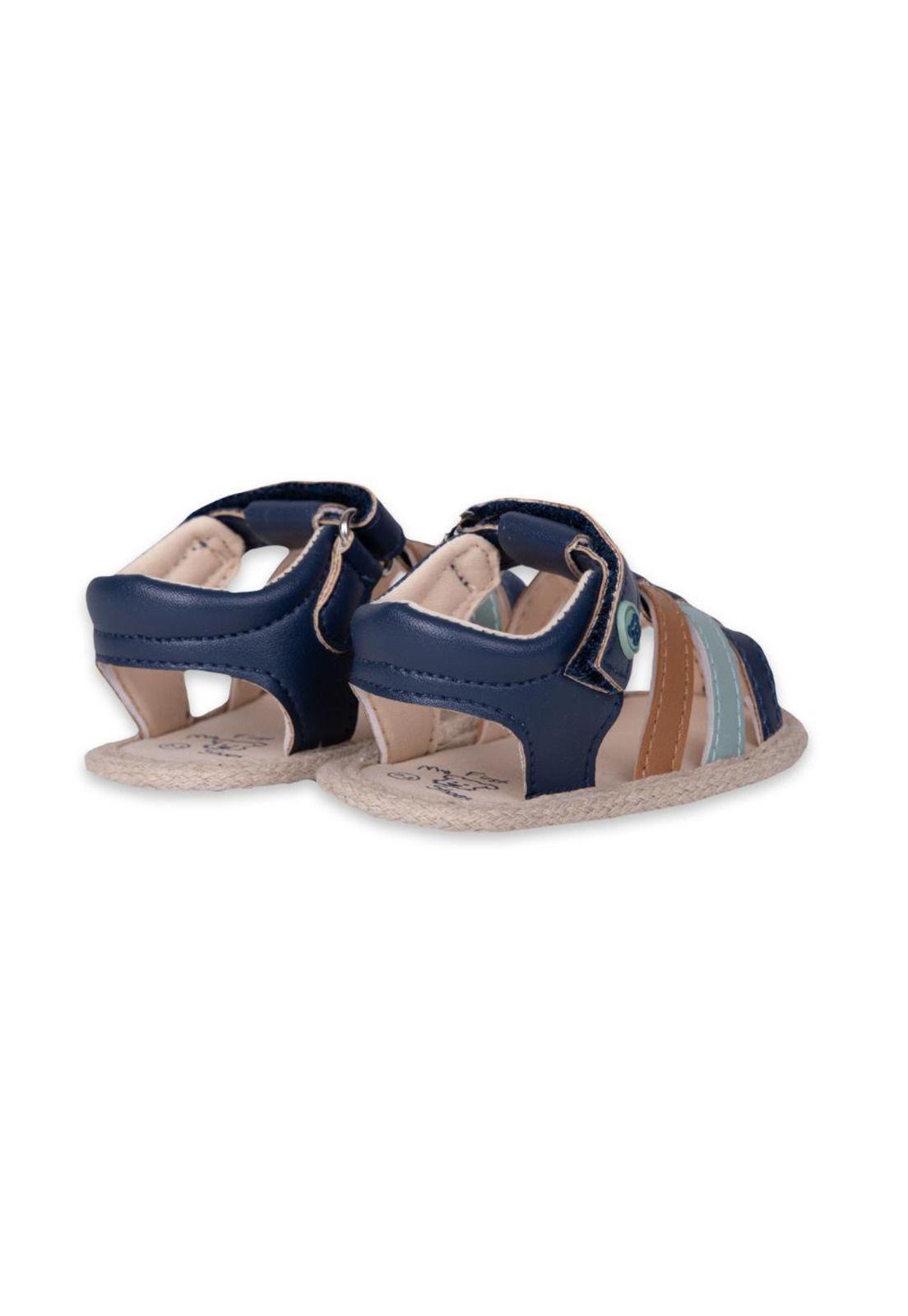 Sandalias Bebe Niño Azul marino Pillin-3