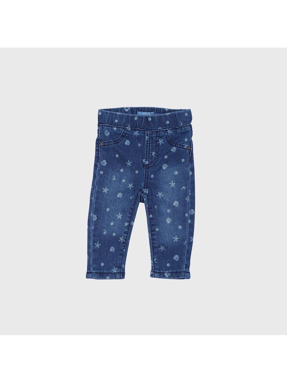 Jeggings Bebe Niña Denim Pillin-0