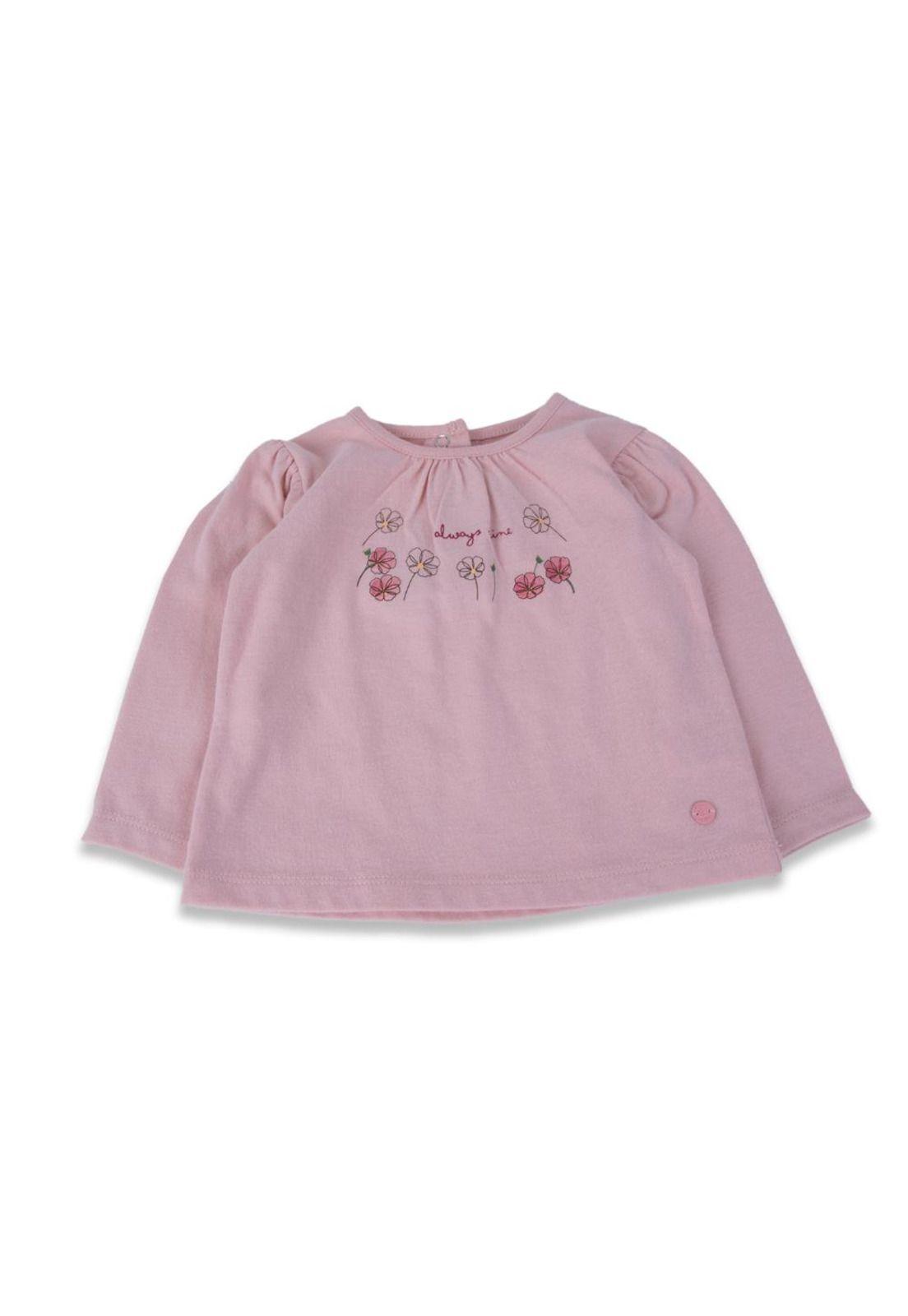 Polera Bebé Niña Palo rosa Pillin-0