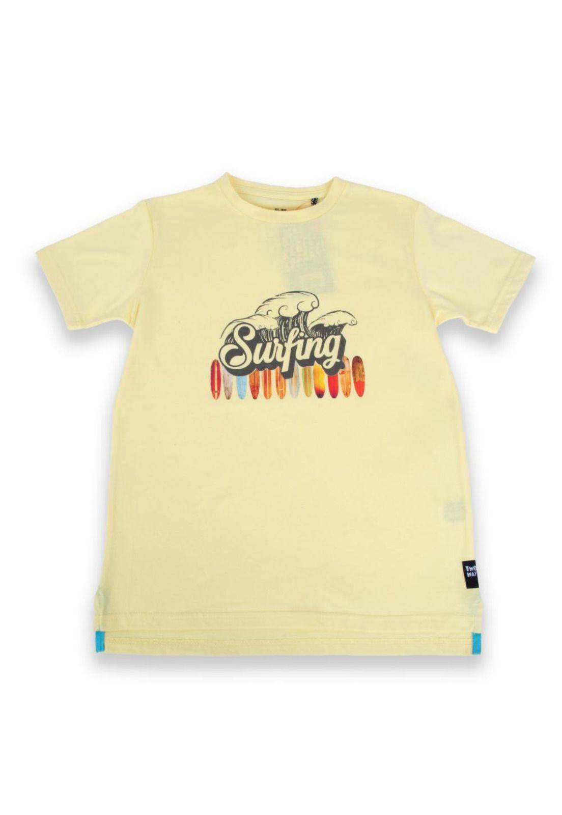 Polera Niño Amarillo Pillin-0
