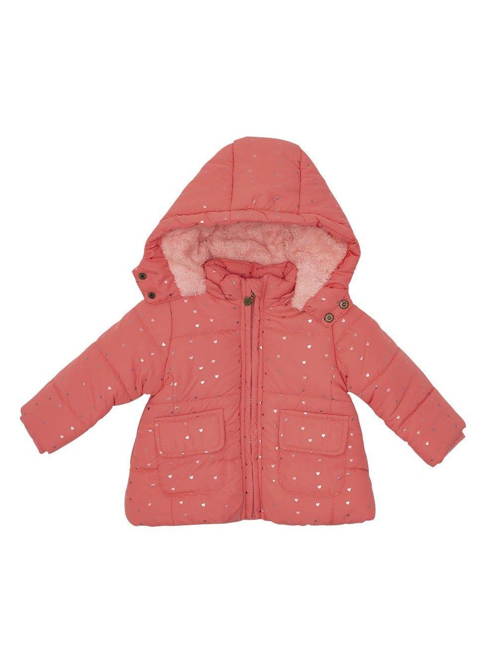 Parka C/Capucha Bebé Niña Rosado Pillin-0