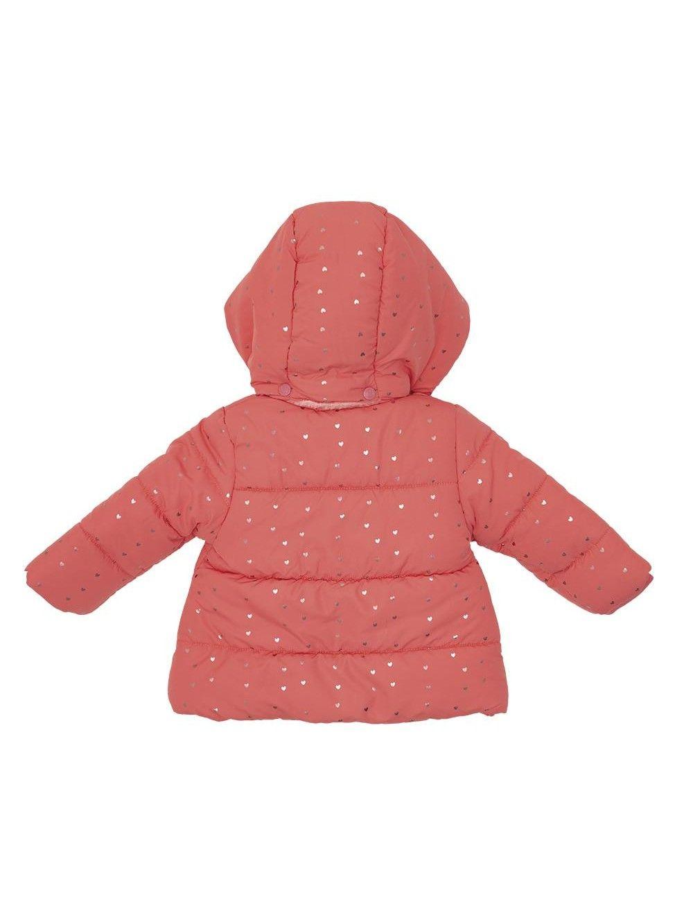 Parka C/Capucha Bebé Niña Rosado Pillin-2