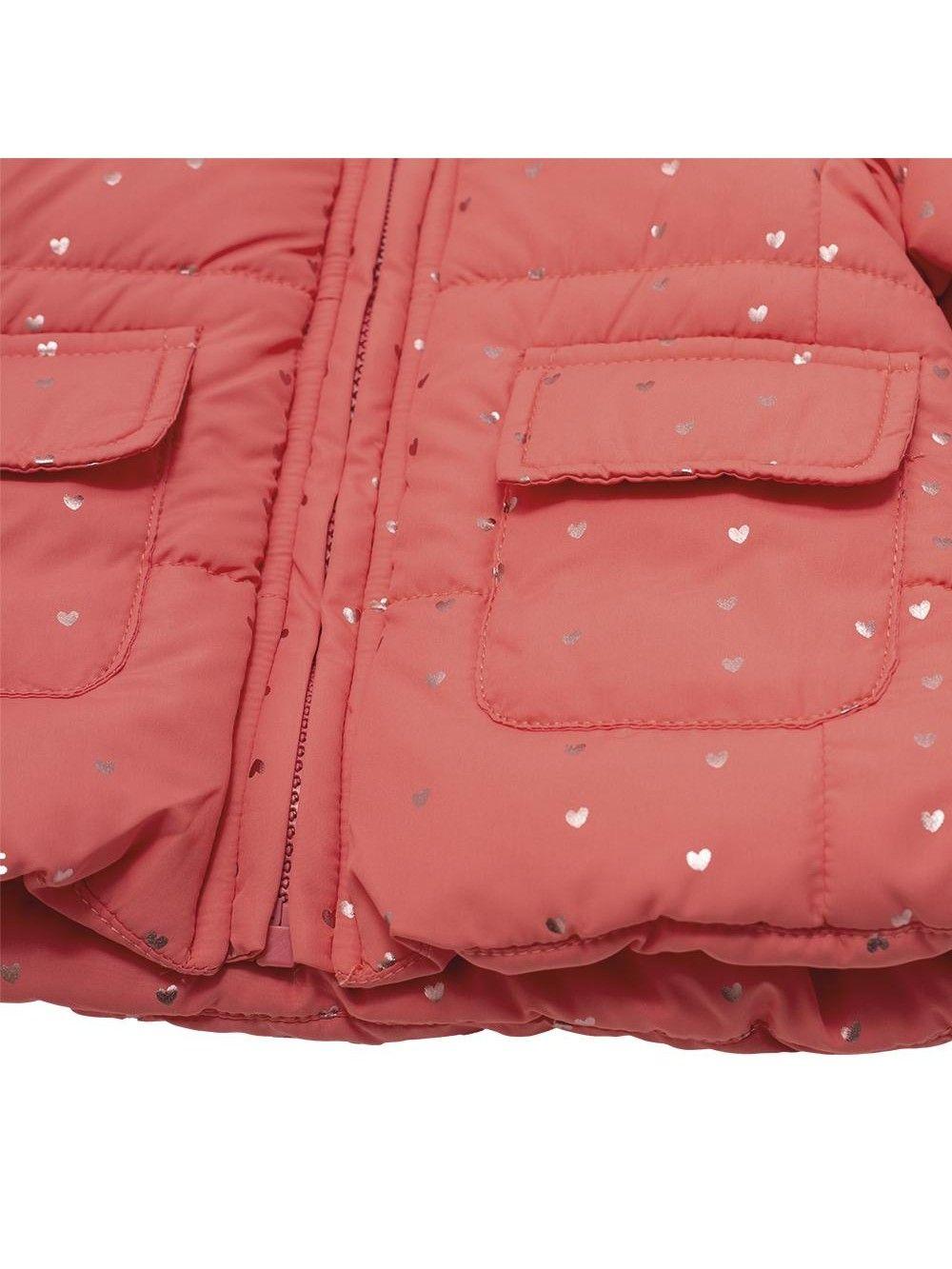 Parka C/Capucha Bebé Niña Rosado Pillin-3