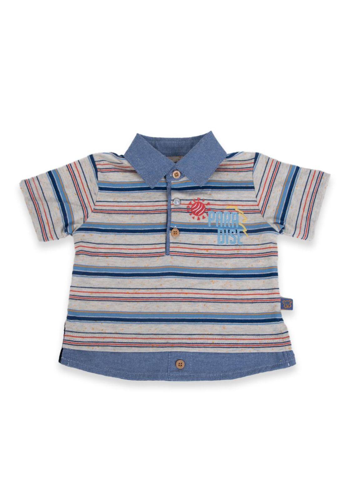 Polera Bebé Niño Verde Pillin-0