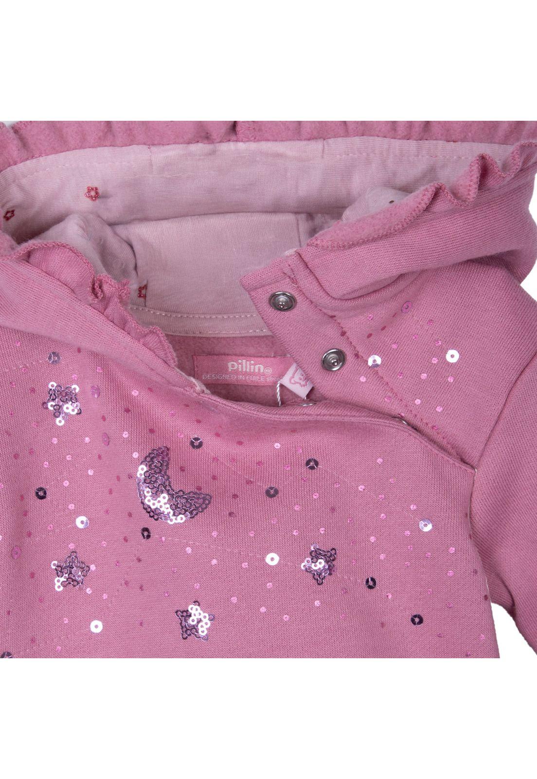 Polerón  Pillin Rosado Niña (PVD545-26RSO)-2