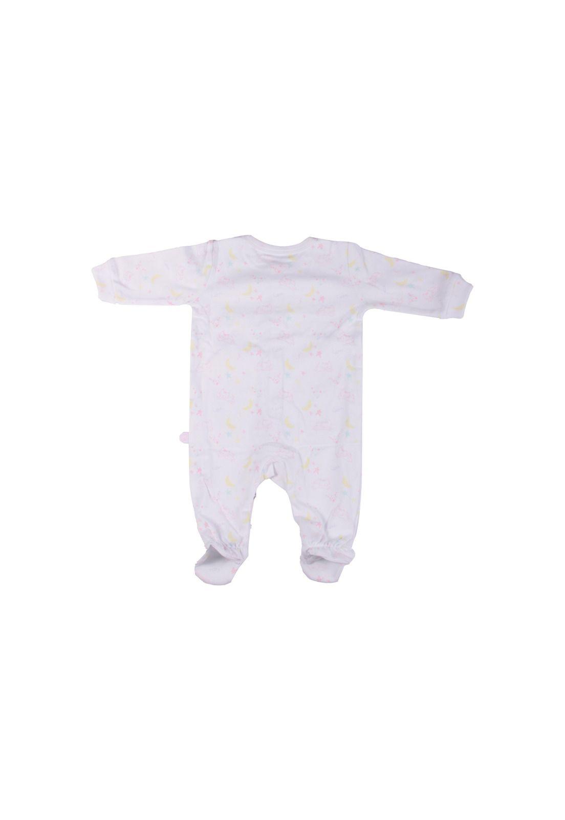 Pijama Bebe Niña Blanco Pillin-3