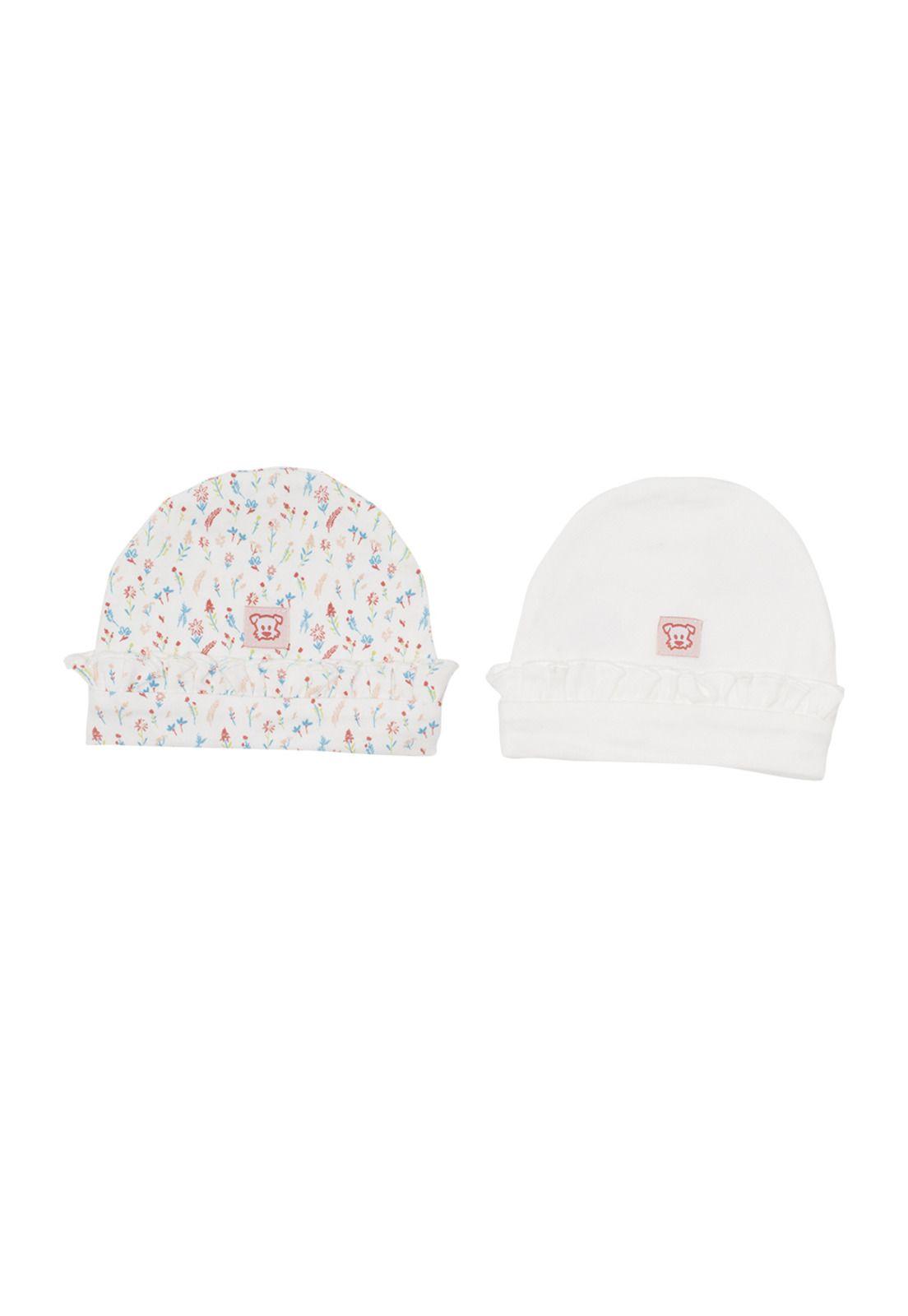 Pack Gorro 2 Pcs Bebé Niña Multicolor Pillín-3
