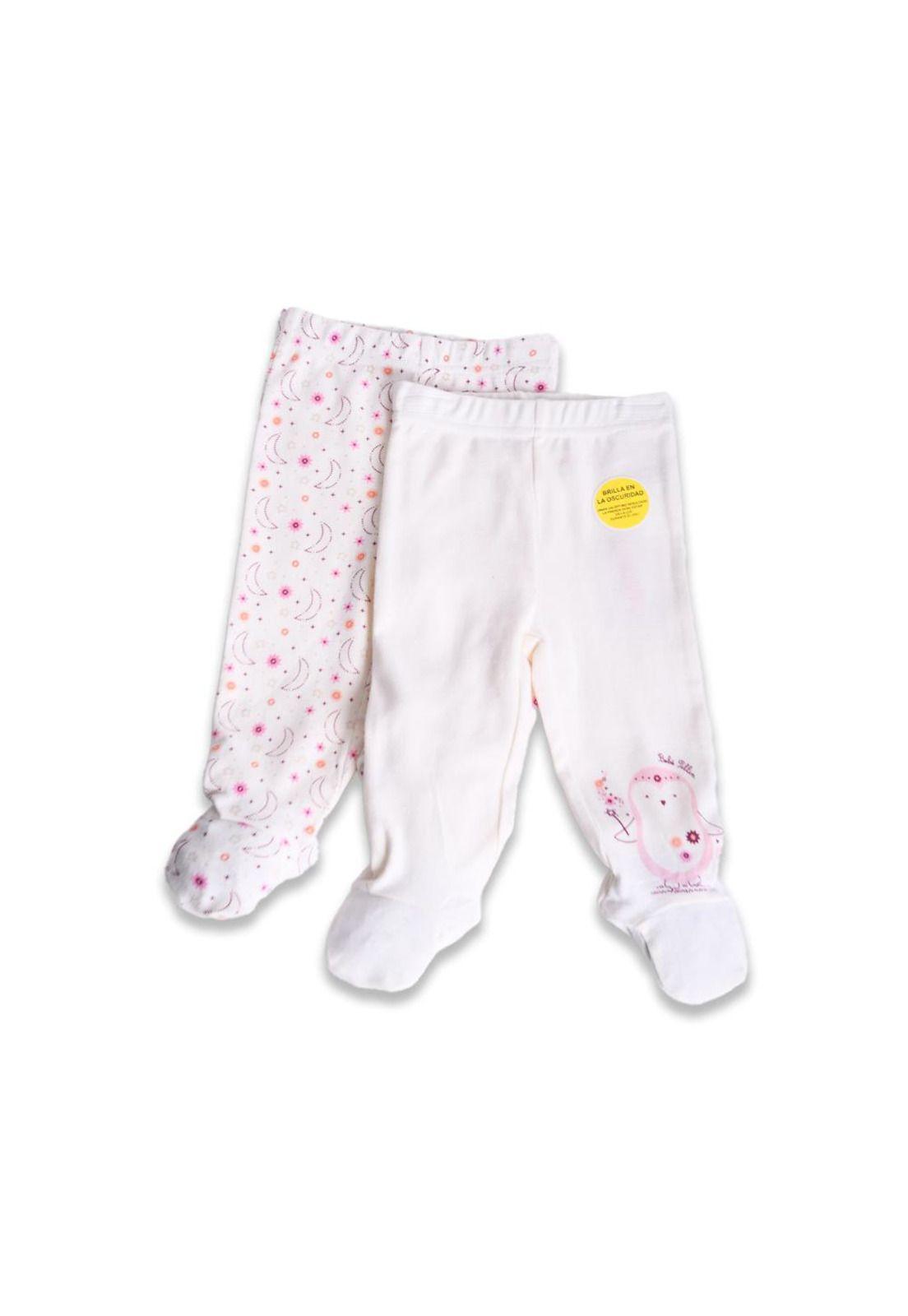 Pack 2 Pzas Panty Bebé Niña Multicolor Pillin-0