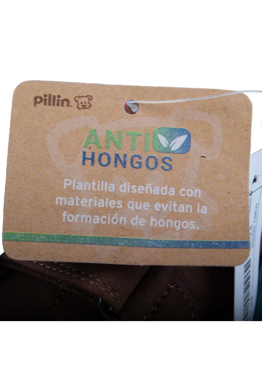 Botín Clásico Bebe Niño Café Pillin-4