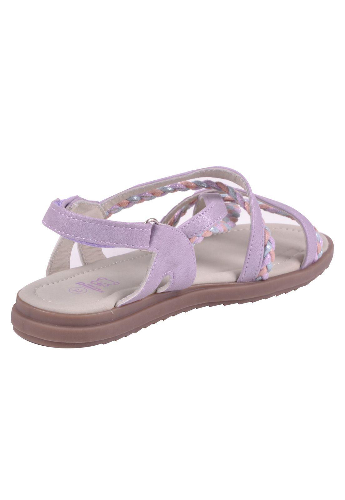 Sandalias Niña Lila Pillin-3