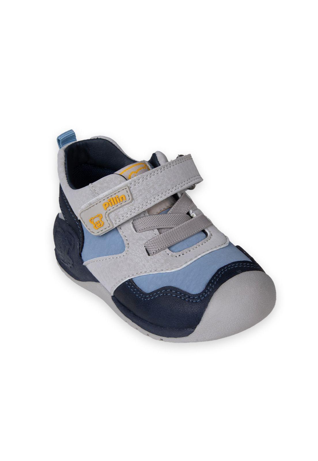 Zapatillas Recién Nacido Niño Celeste Pillin (PZC208-25CEL )-4