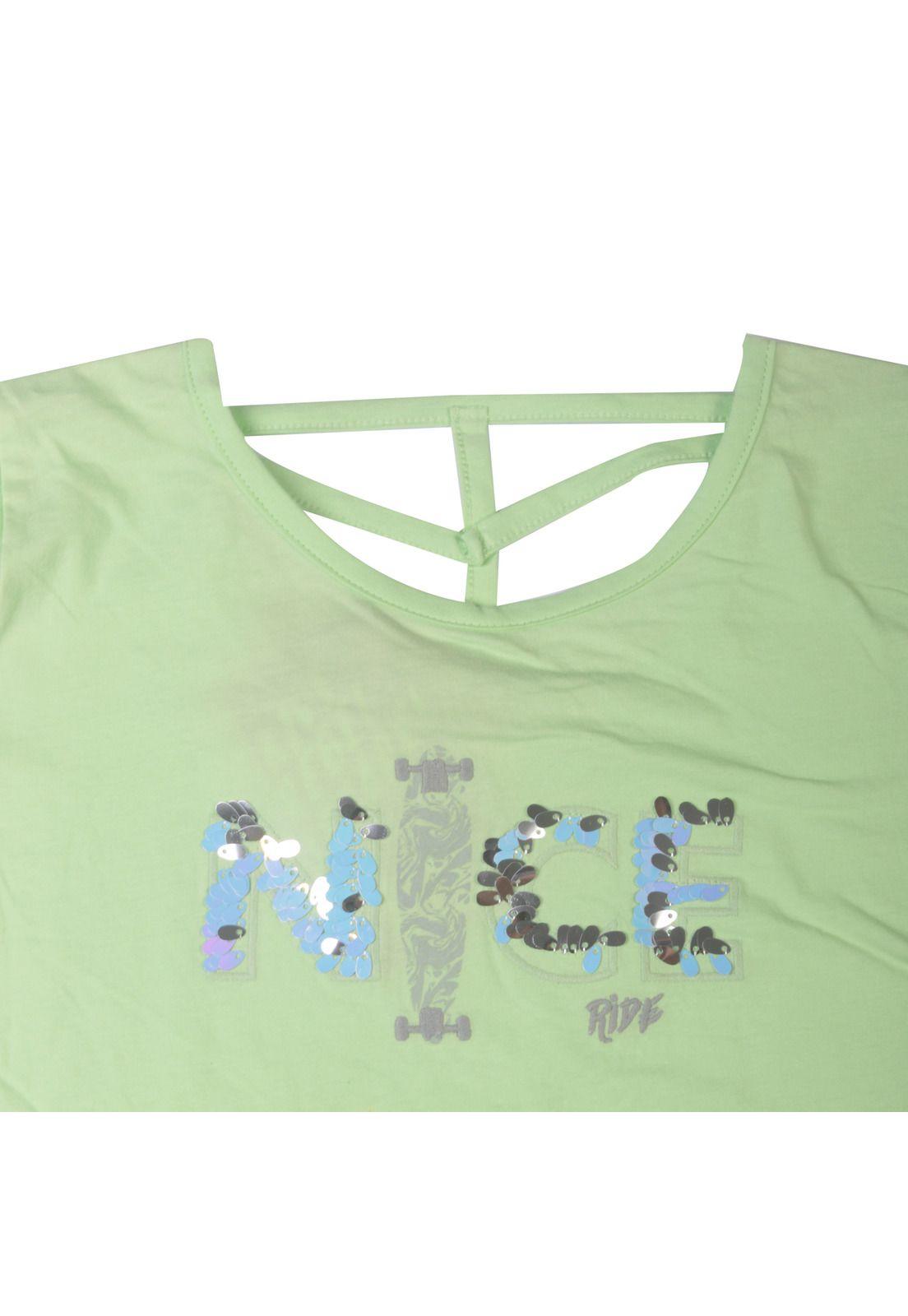 Polera Niña Verde Pillin-1