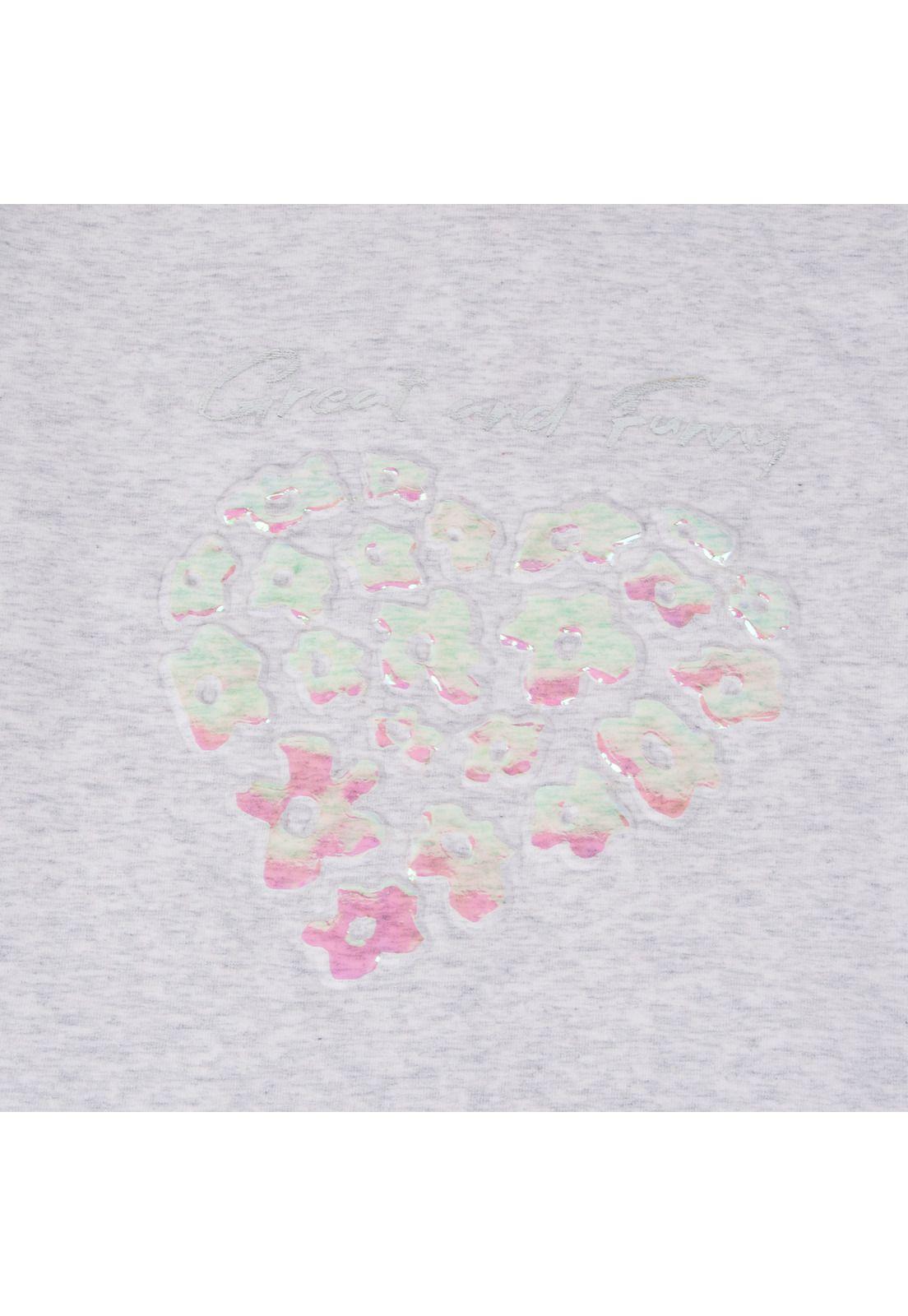 Polera Niña Gris claro Pillin-2