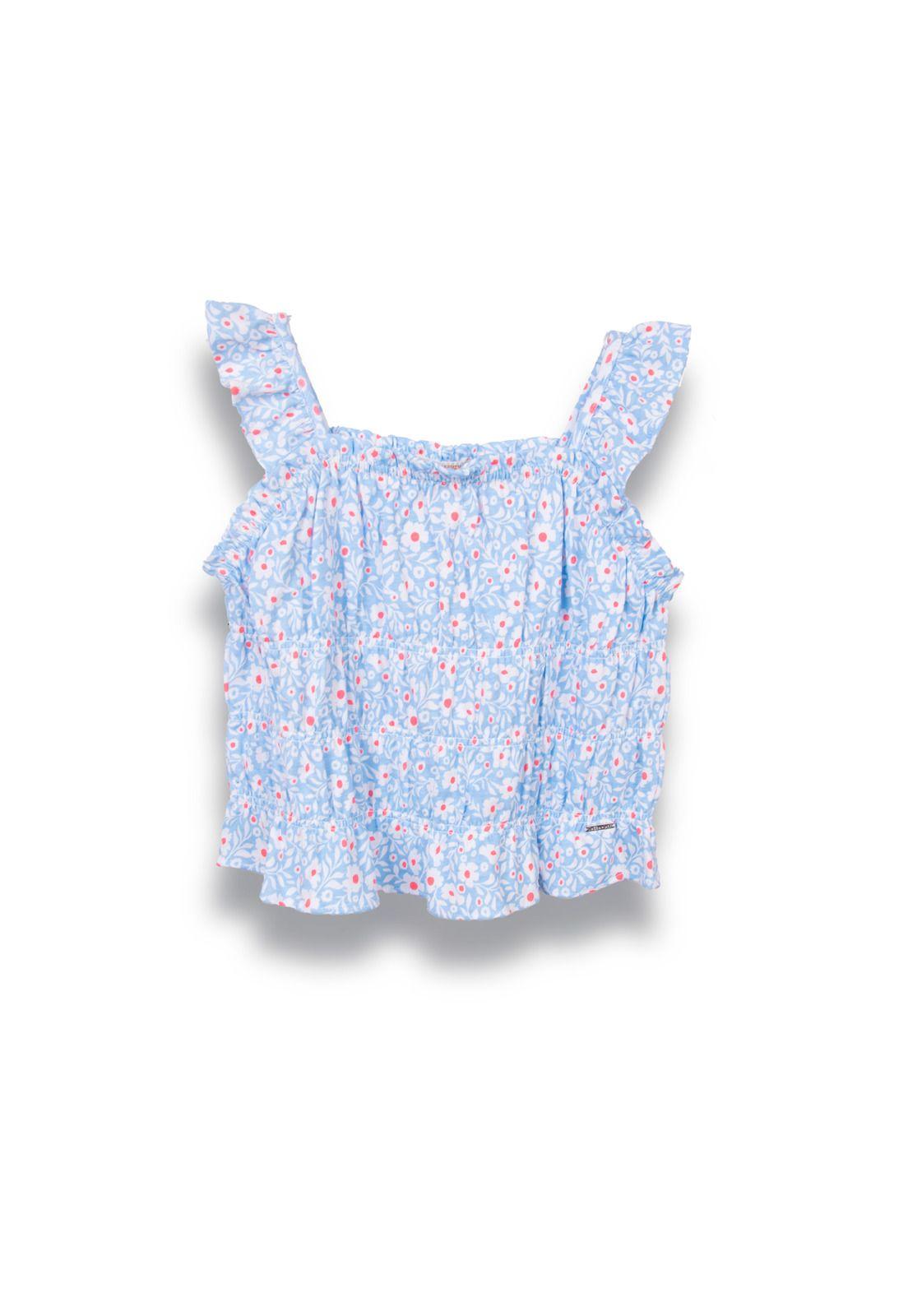 Polera Niña Celeste Pillin (TVC624-25CEL)-0