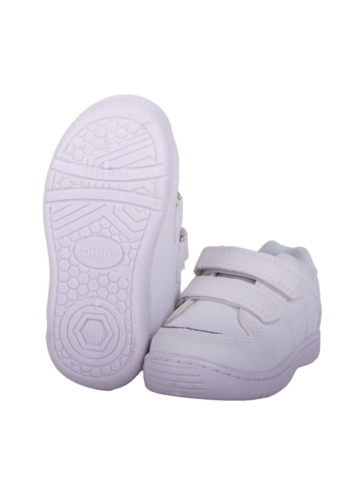 Zapatillas Escolar Unisex Blanco Pillin-2