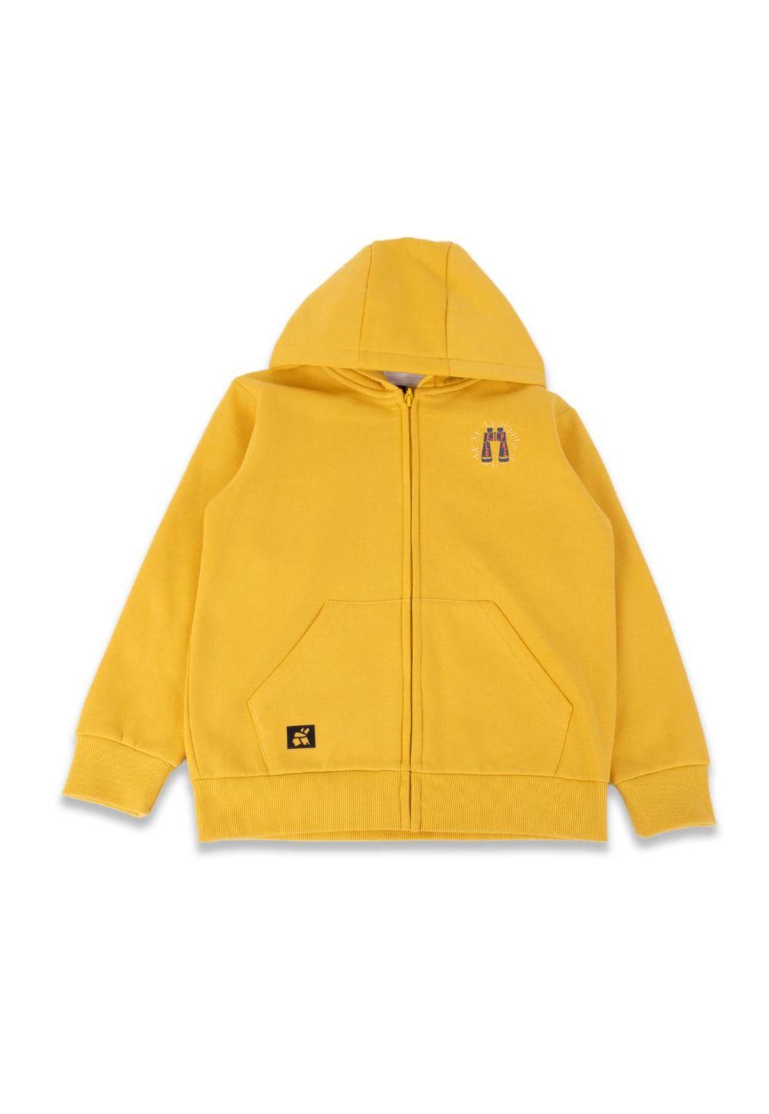 Polerón Niño Mostaza Pillin-0