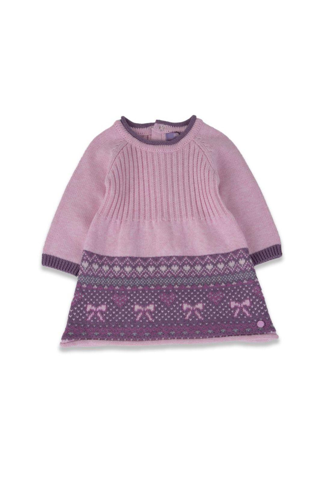 Vestido Bebé Niña Rosado Pillin-0