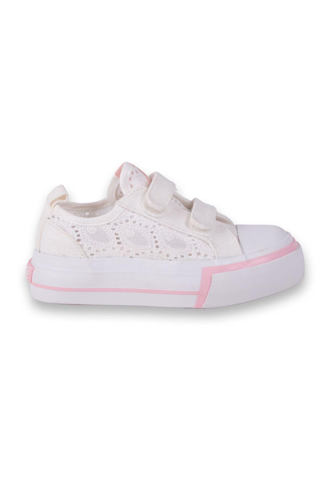 Zapatillas Niña Blanco Pillin-3